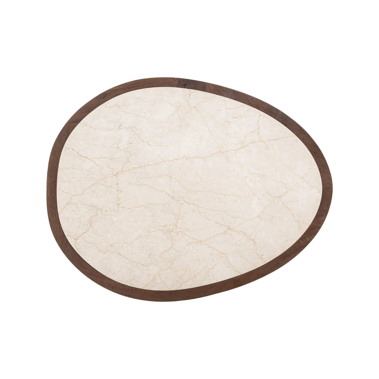 Koffietafel MELROSE mango hout met marmer