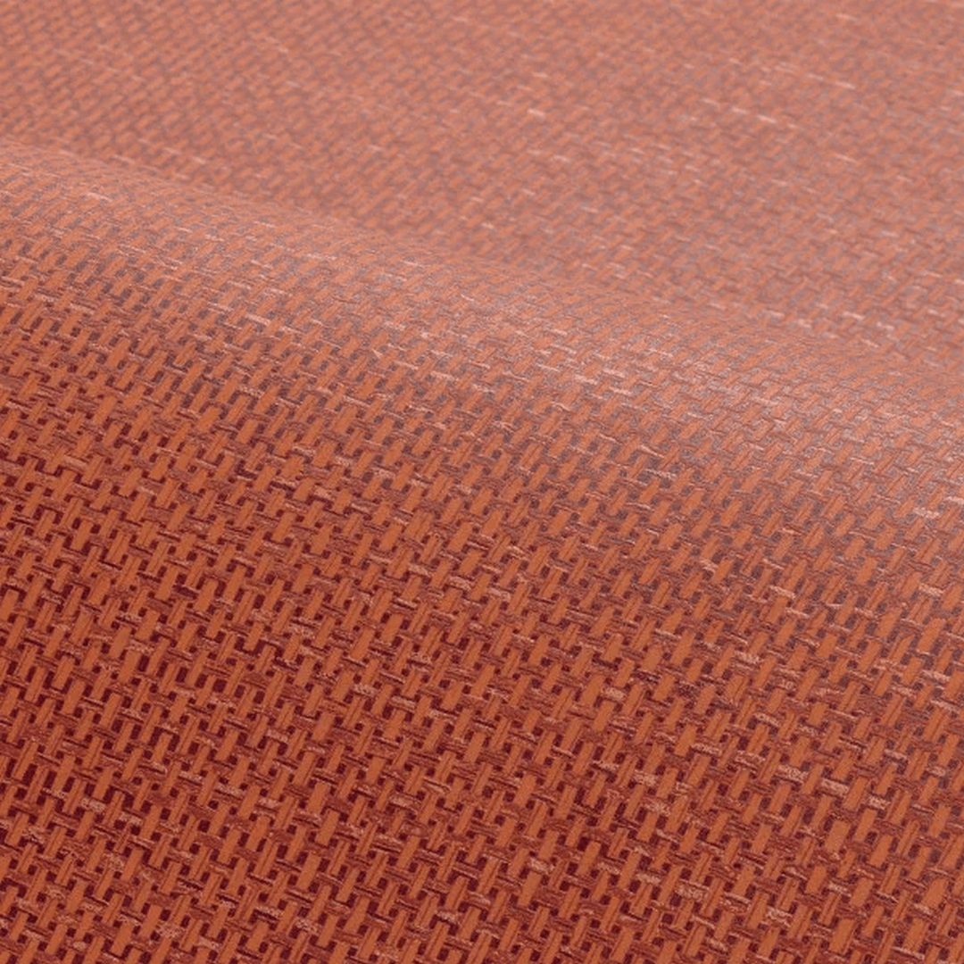 Structuurtapijt dat riet imiteert VANNORA - ORANJE BRÛLÉ koperachtig oranje