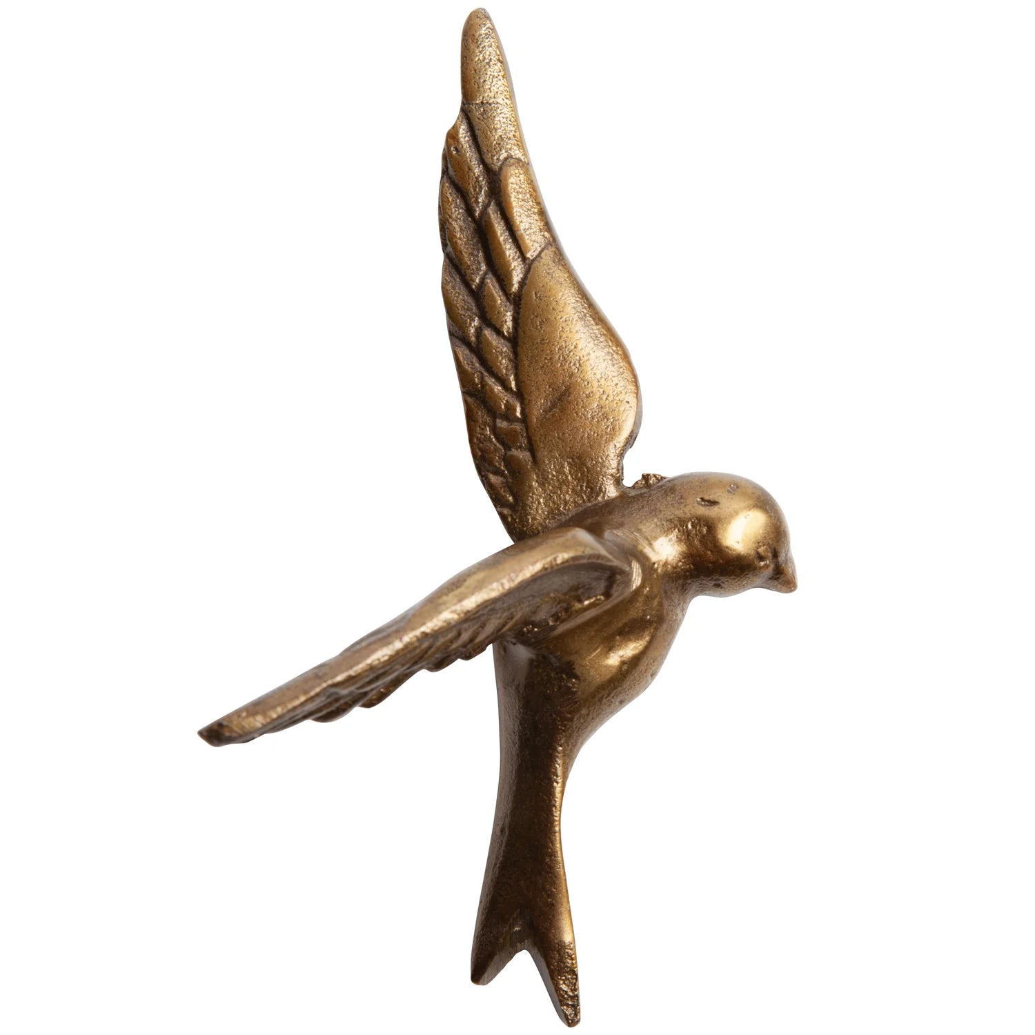 Wanddecoratie AVALER TOO BIRDS antiek messing