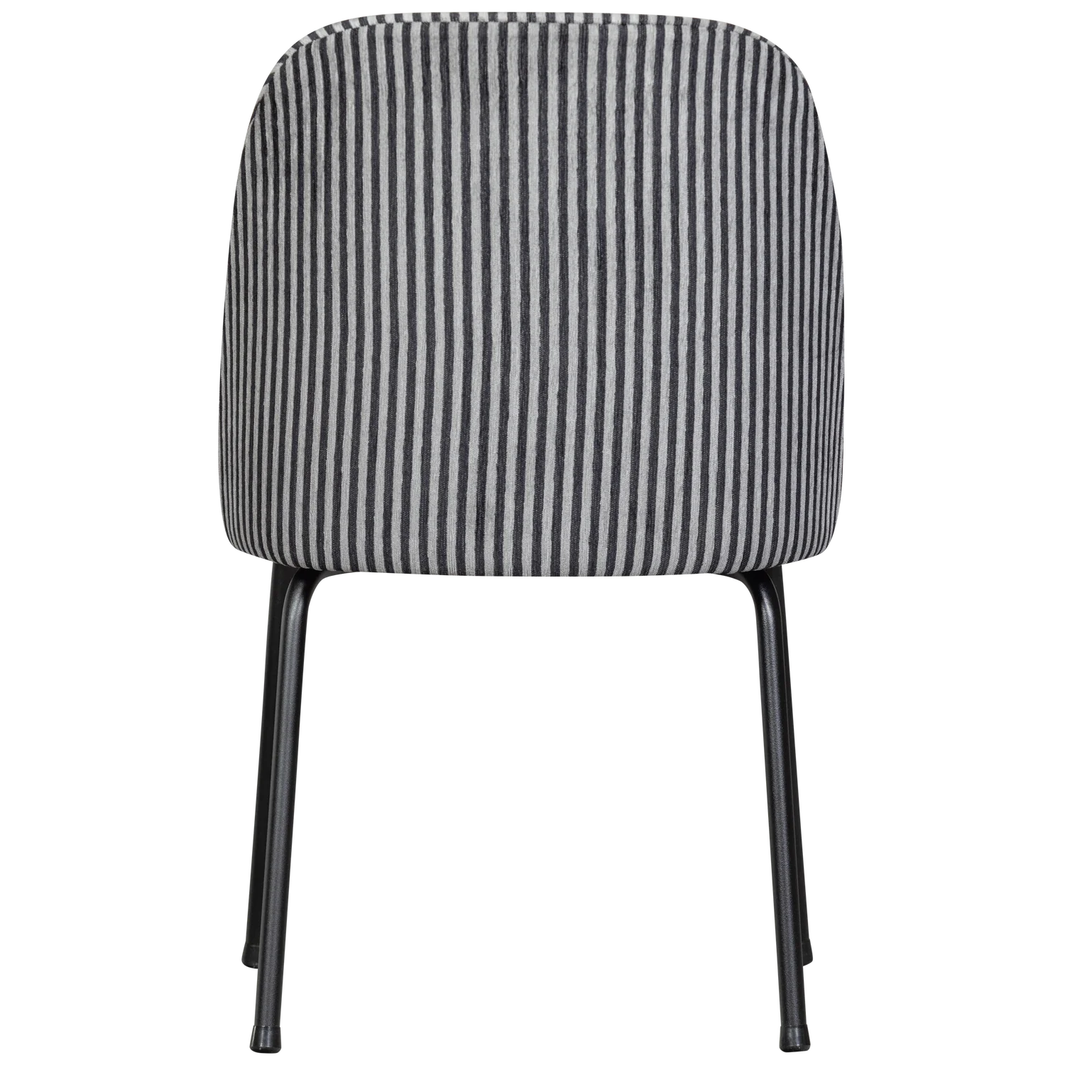 VOGUE stoel zwart-wit gestreept