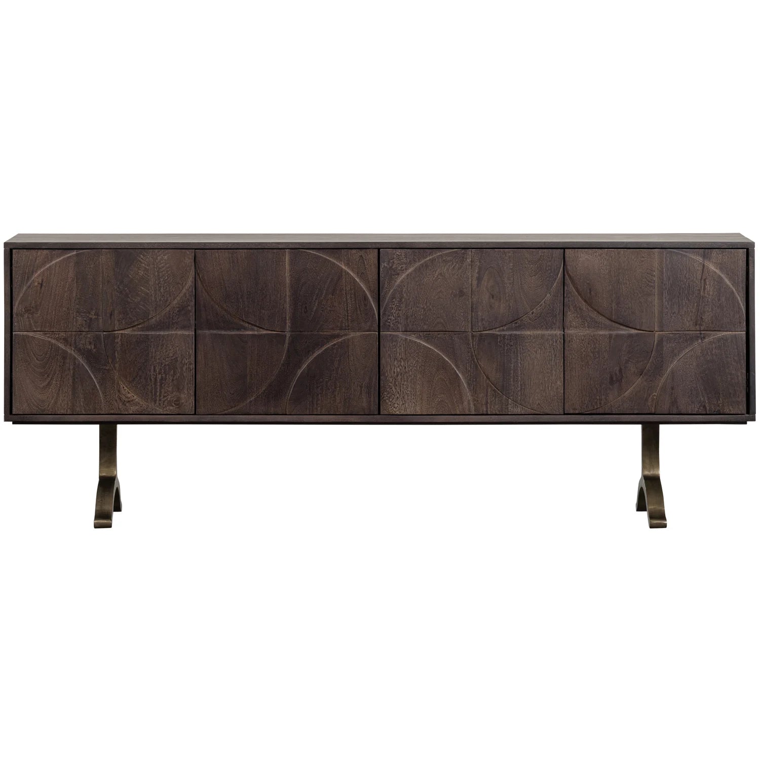 Zeichnen Sie Sideboard -Mangoholz