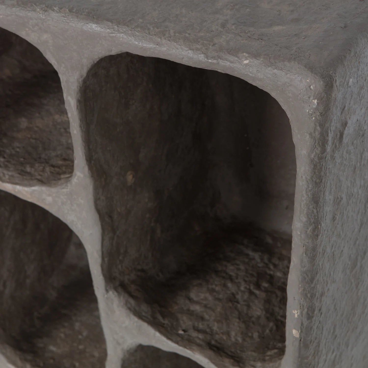 Plank CLAY grijs papier-maché