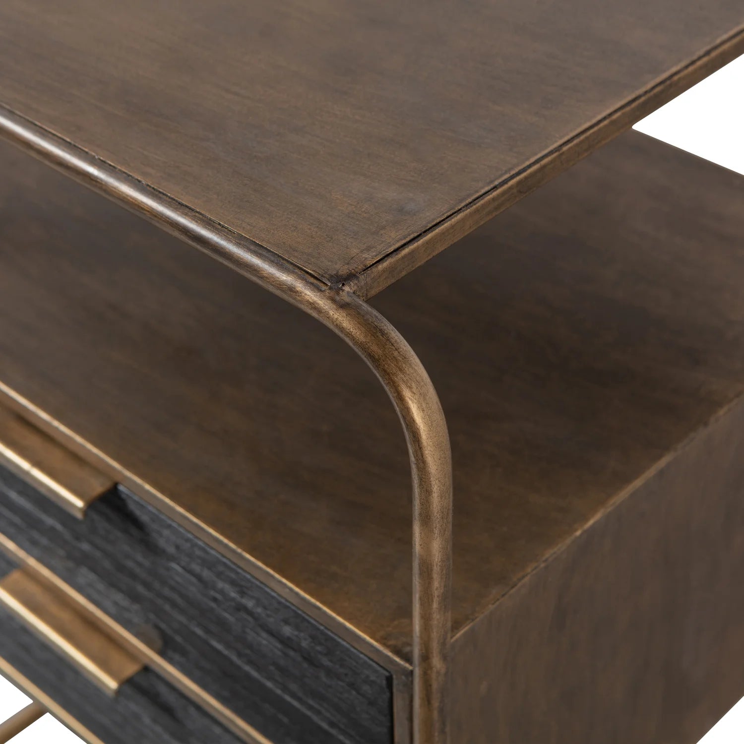 Nachtkastje POLITE antiek messing