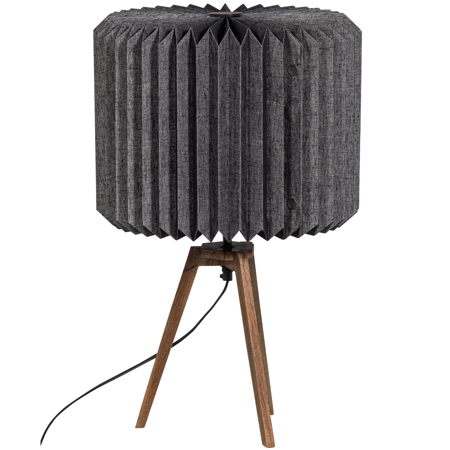 Tischlampe BONES schwarzes Papier