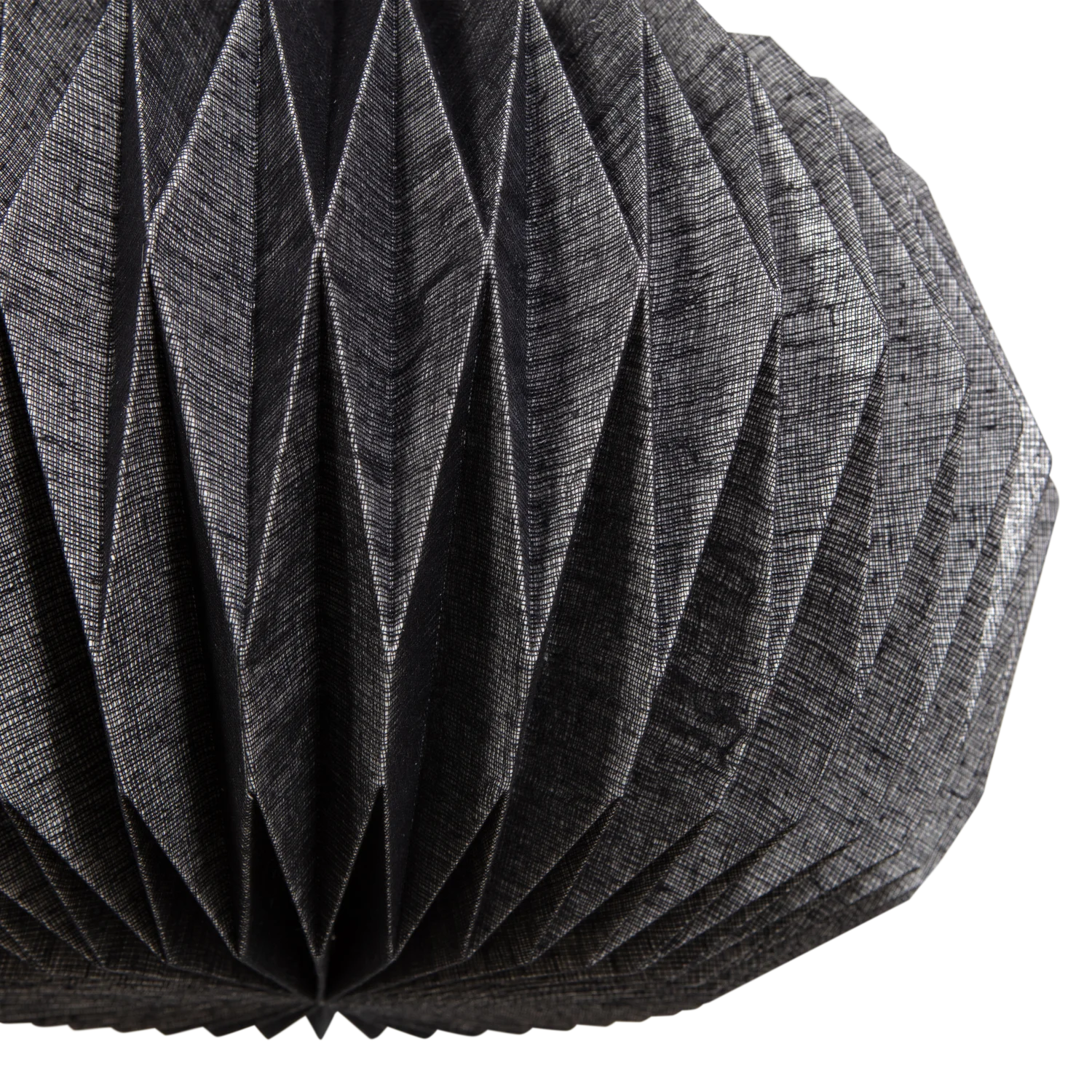 Globe Hanging Lamp Schwarzes Papier