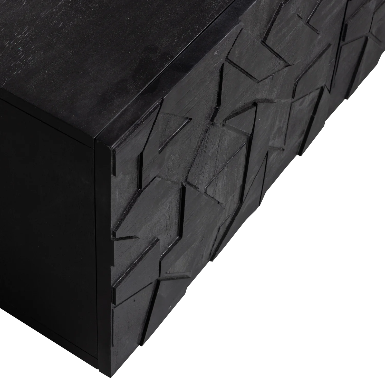 RTV Council Kabinet Black Mango Wood