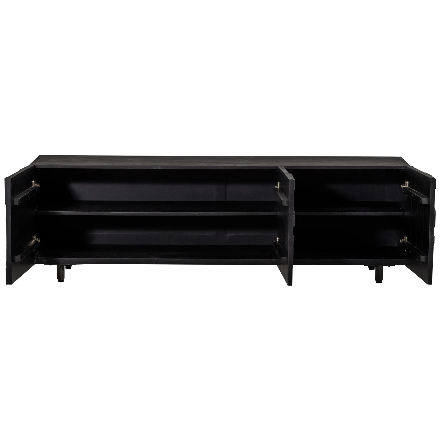 RTV Council Kabinet Black Mango Wood