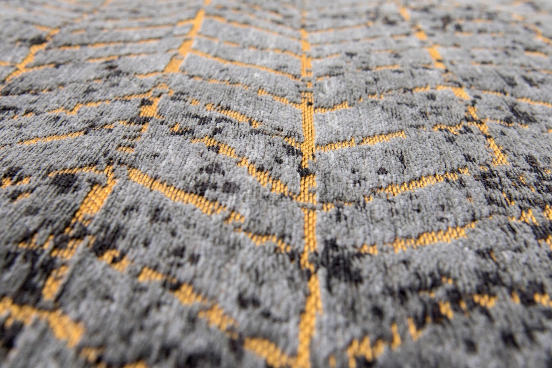 Vloerkleed JACOBS LADDER BROADWAY GLITTER zwart-goud