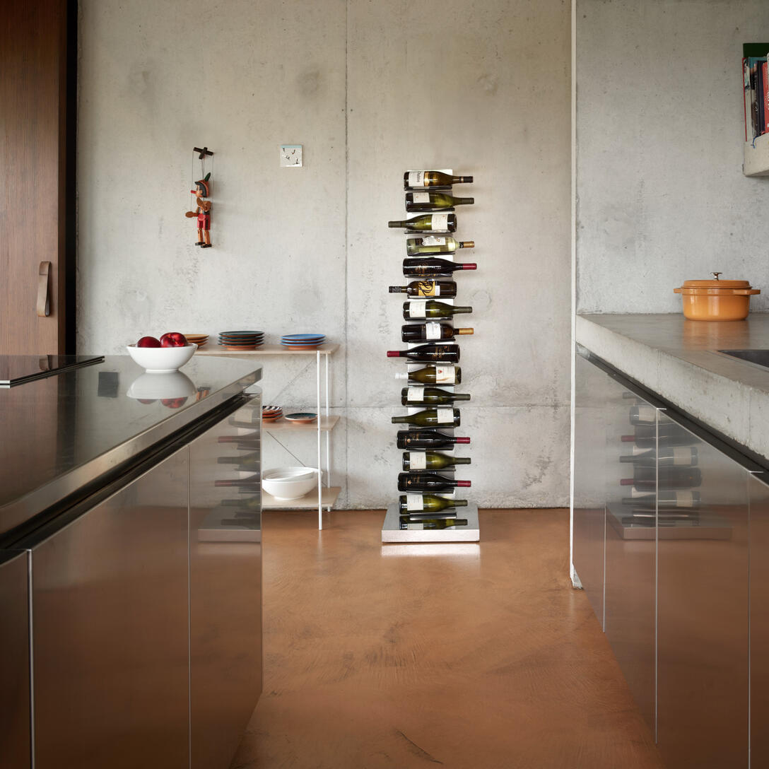 Weinständer PTOLOMEO VINO weiß