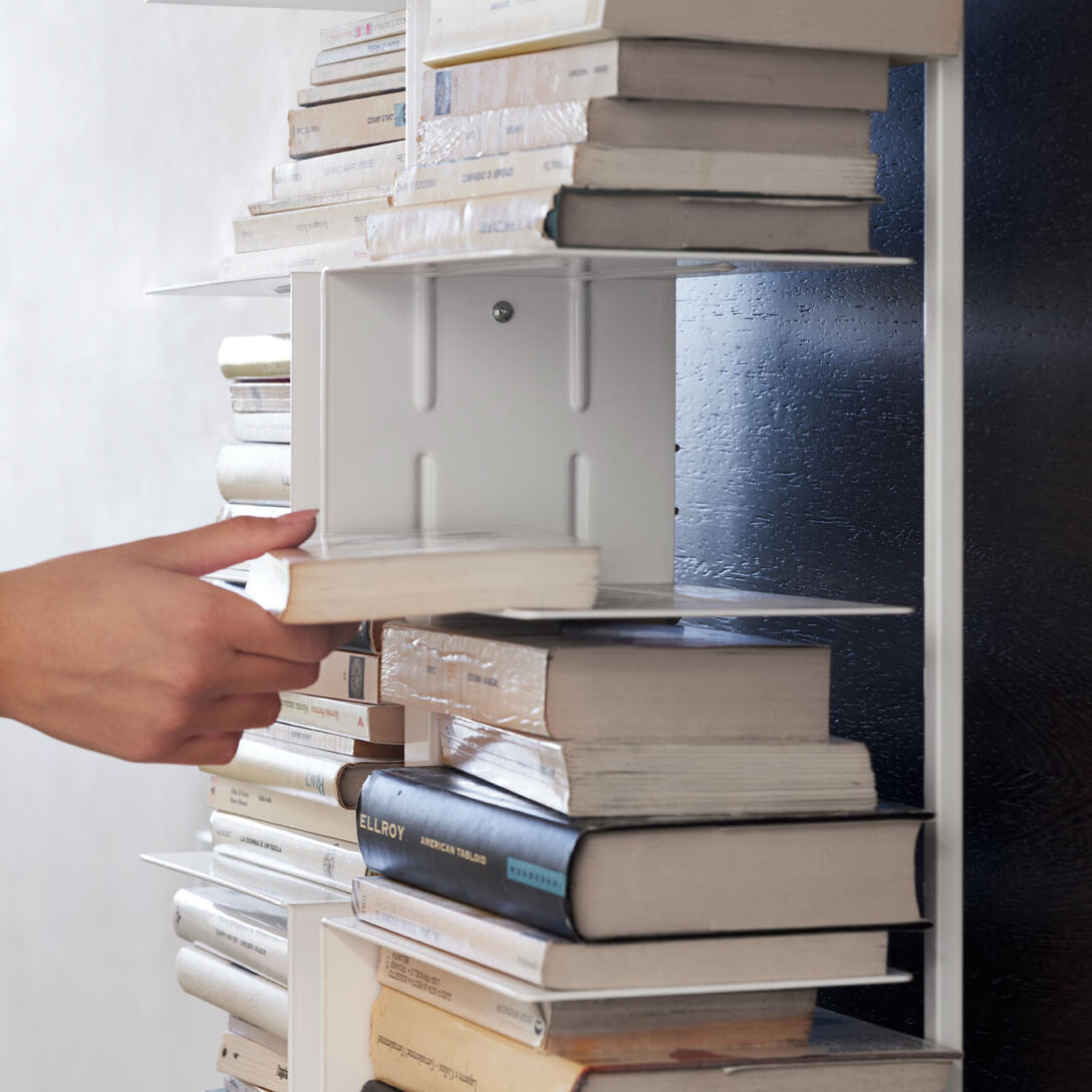 Doppeltregal PTOLOMEO X2 weiß