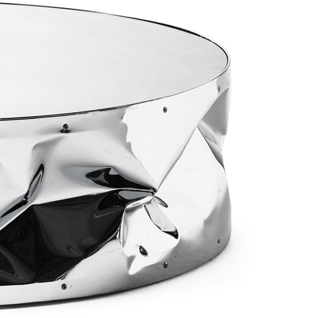 TAB.ULONE silver coffee table