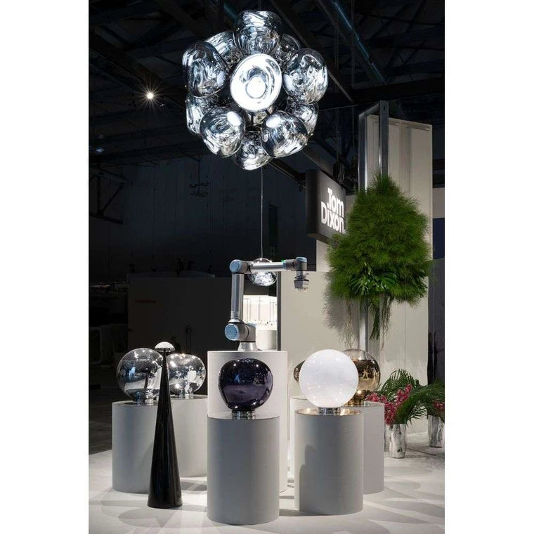 Kroonluchter MELT BURST zilver