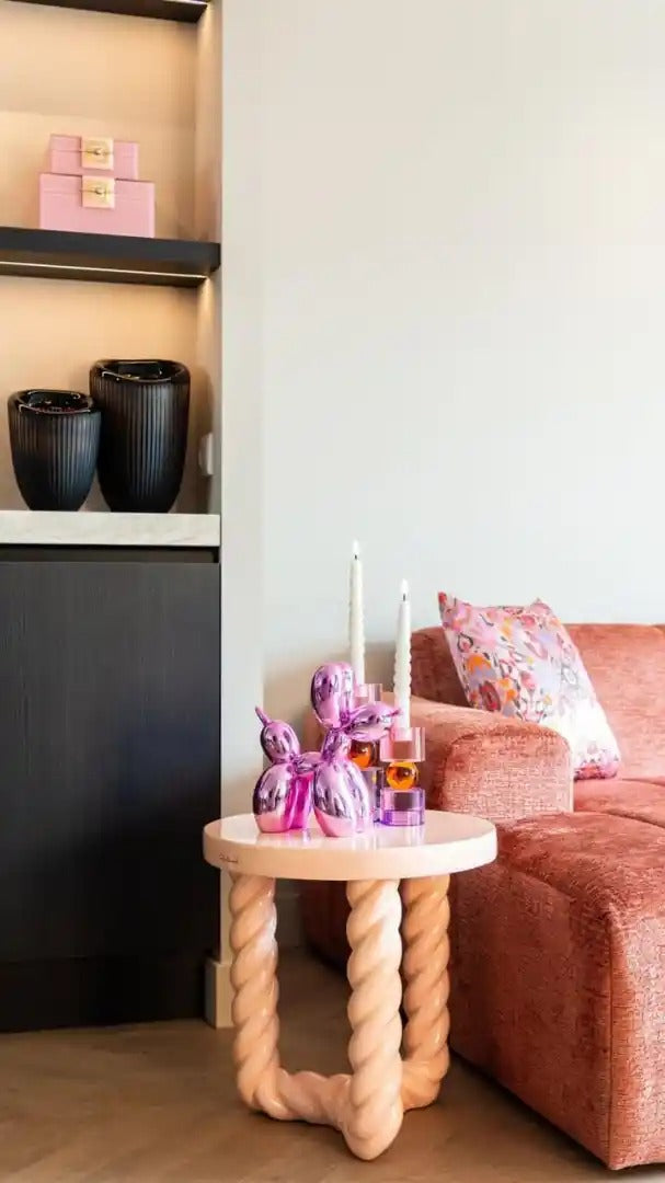 Roze ROSLY bijzettafel