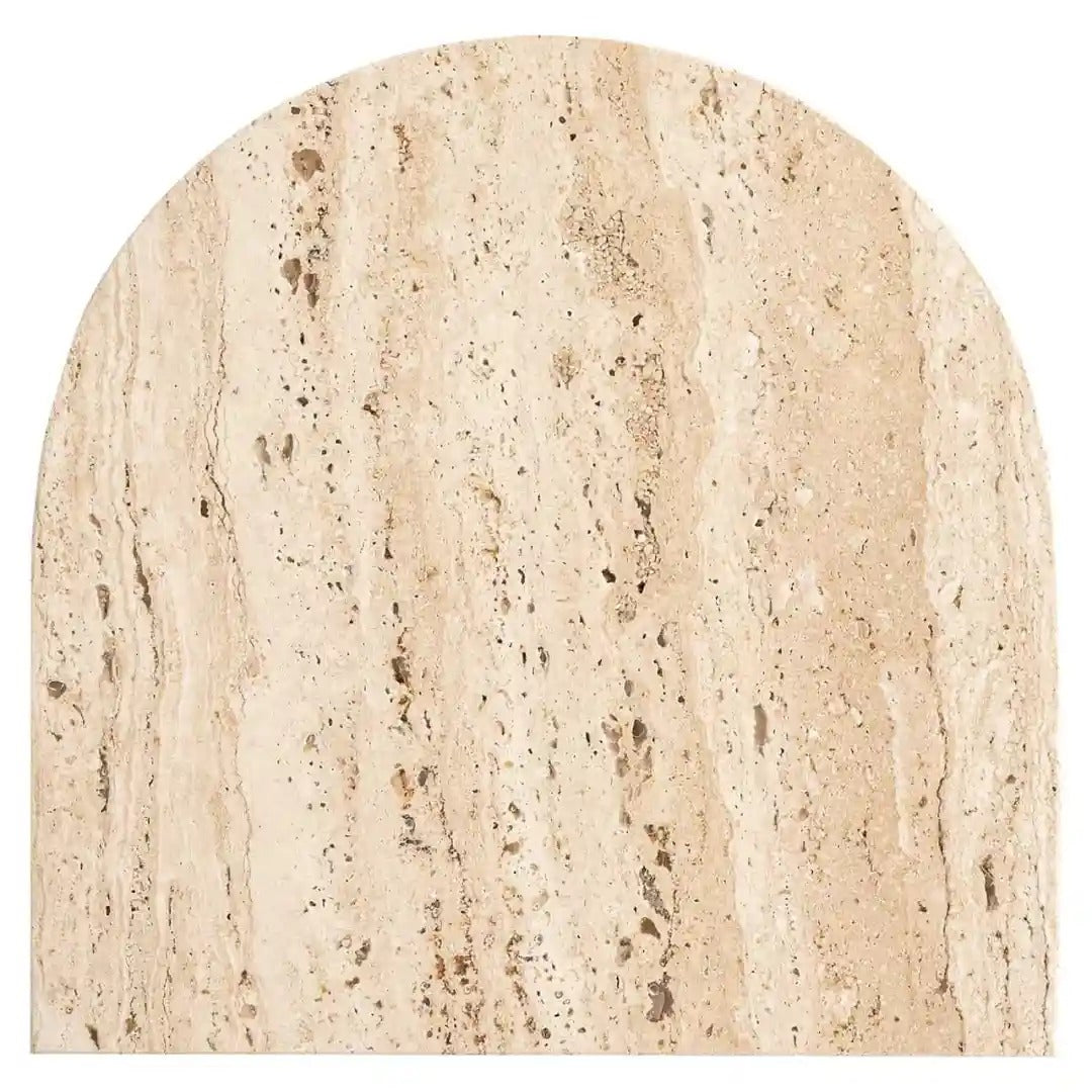 Bijzettafel COSTELLO beige travertin