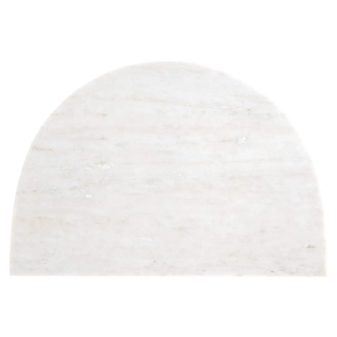 Bijzettafel LANSKY wit marmer