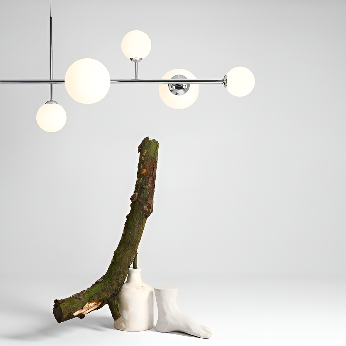 Hanglamp DIONE HEXA verchroomd