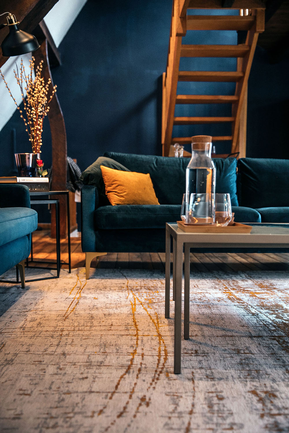 Vloerkleed GRIFF COLUMBUS GOUDE beige