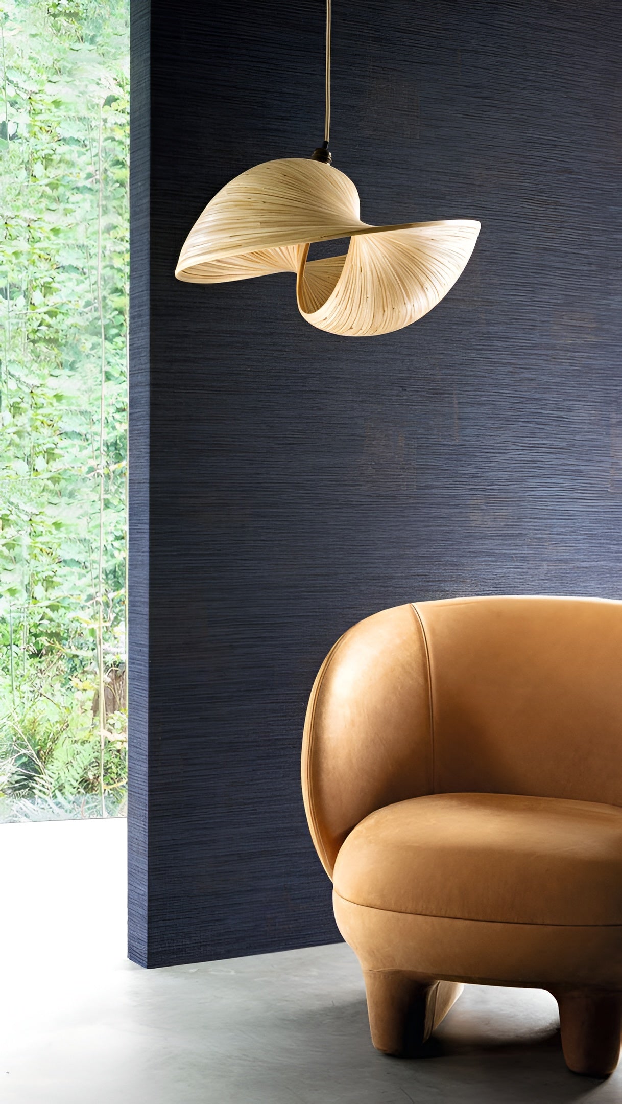 Structuurtapijt imiterend canvas ORCADE - OCRE lichtbruin