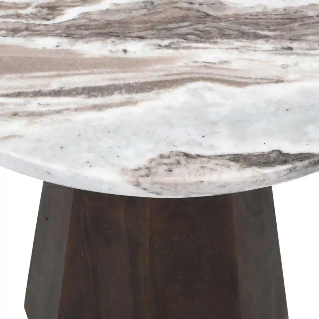 Zijtafel OBEROY bruin