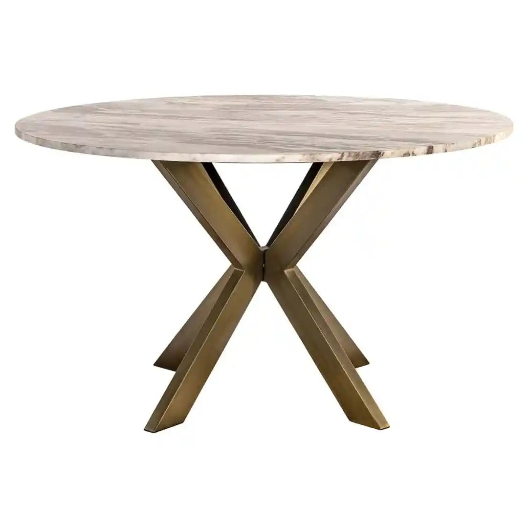 Ronde tafel BOTTEGA bruin