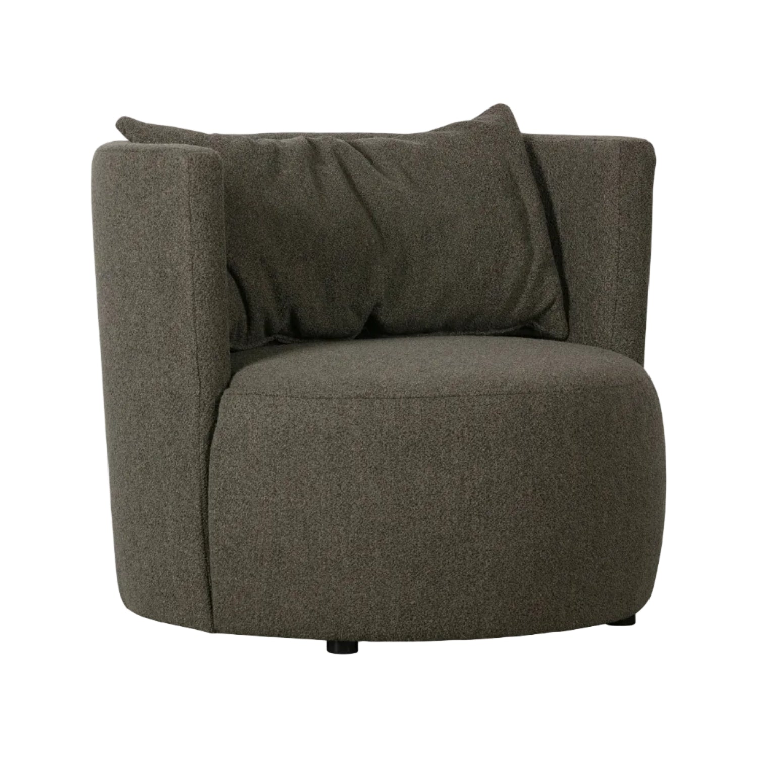 Fotel EXPLORE brązowy bouclé – Woood