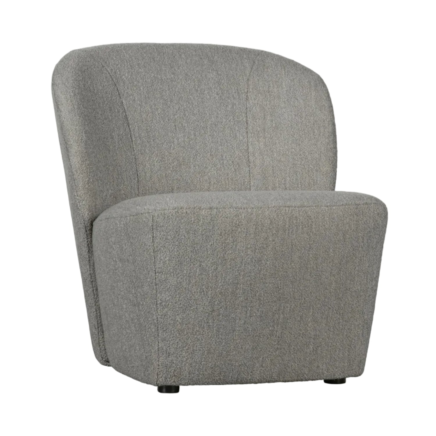 Fotel LOFTY szary bouclé – Woood