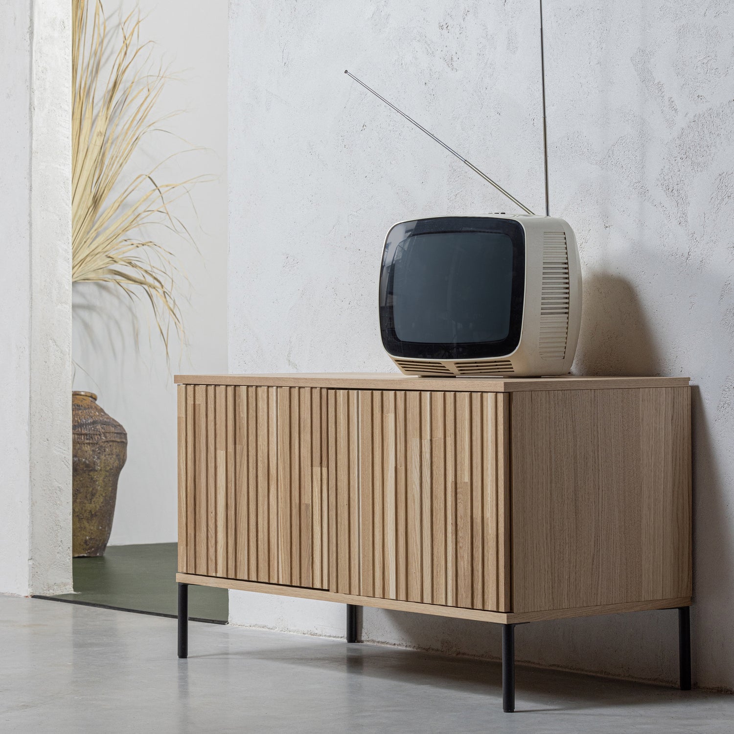 TV-meubel NEW GRAVURE eikenfineer