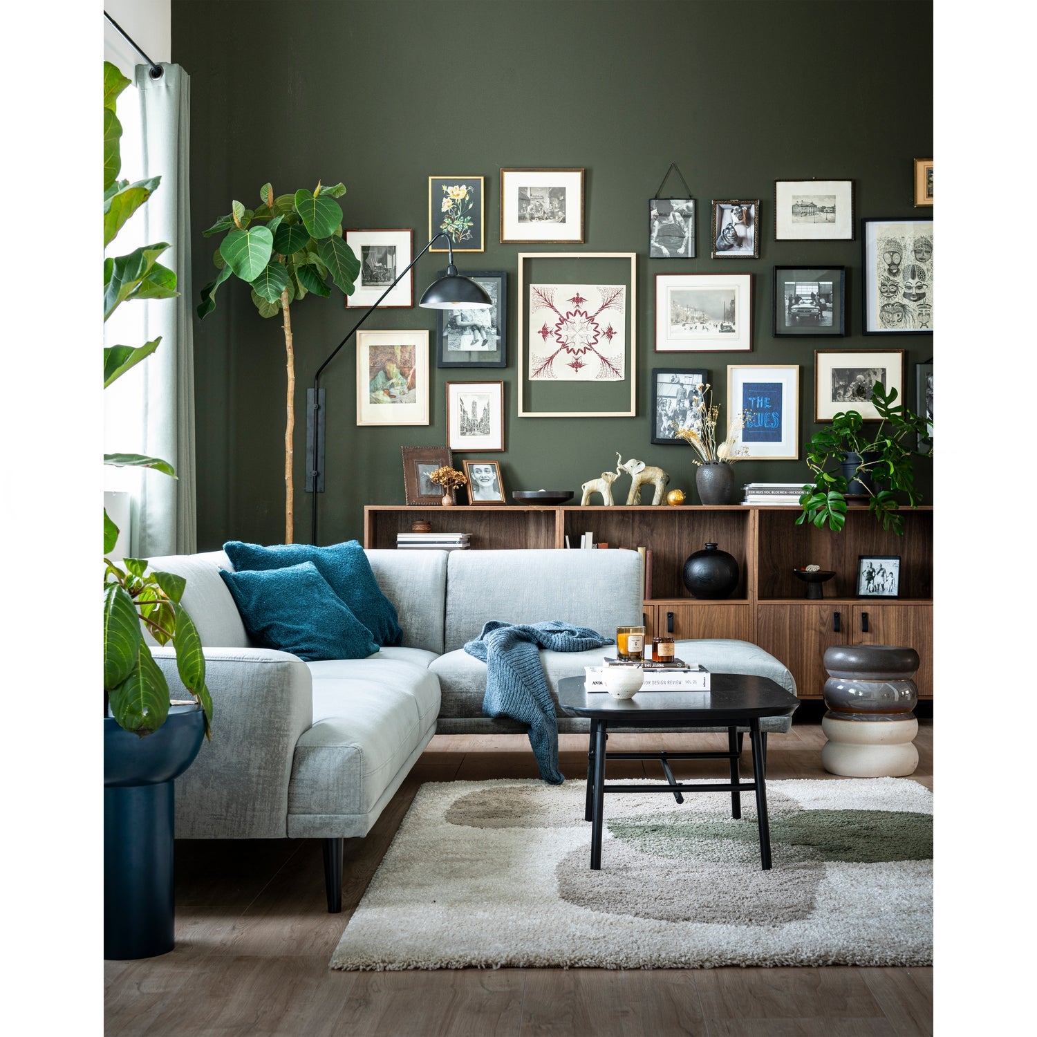 Stolik kawowy ELEGANCE czarny do salonu – Woood