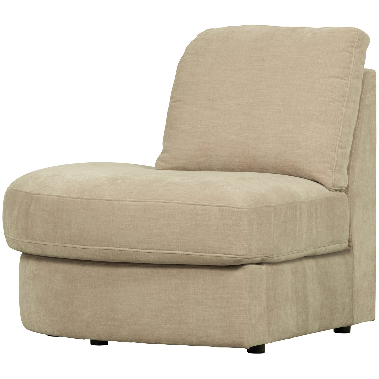 Sofa FAMILY - open left-side module in sand