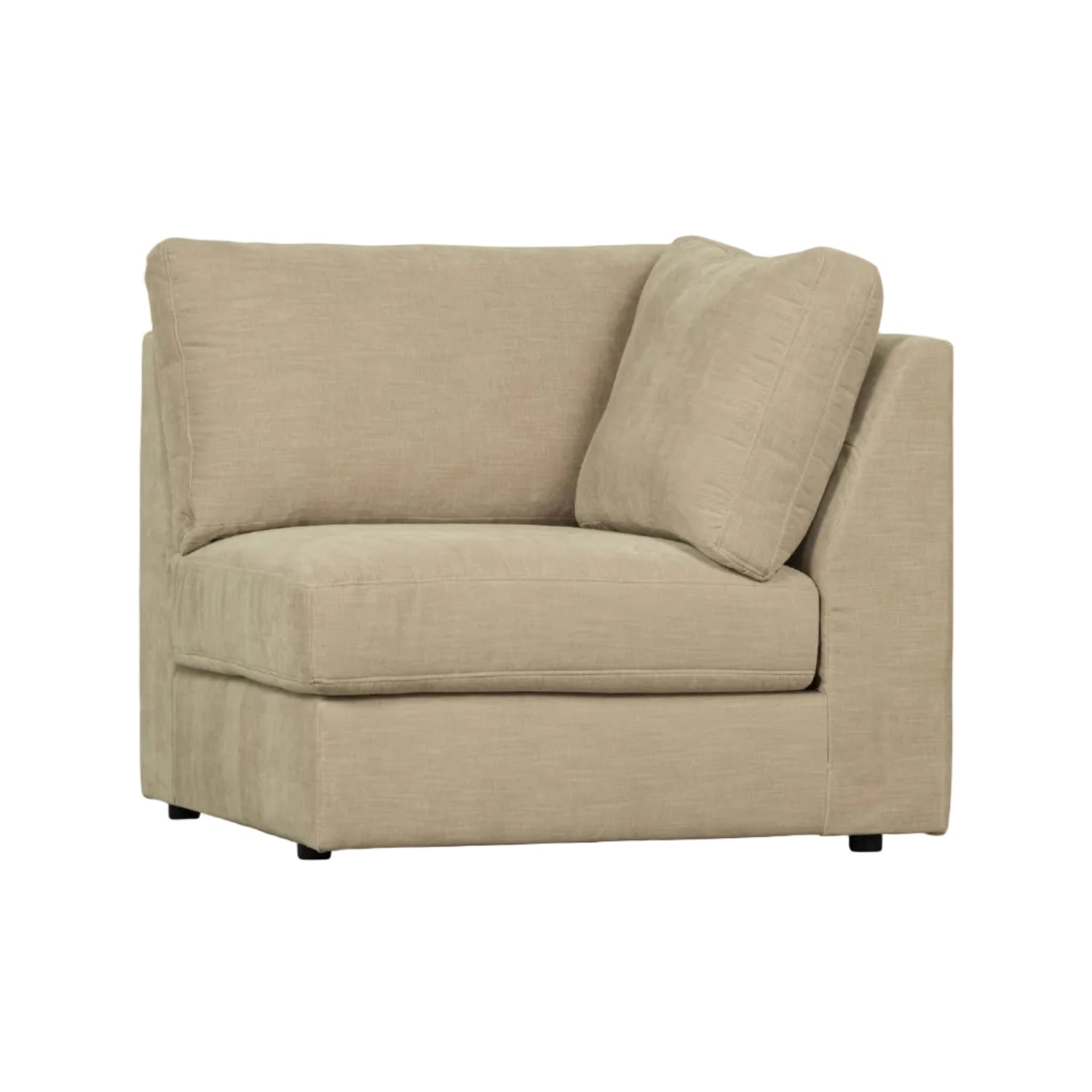 Sofa FAMILY - moduł narożny piaskowy – Woood