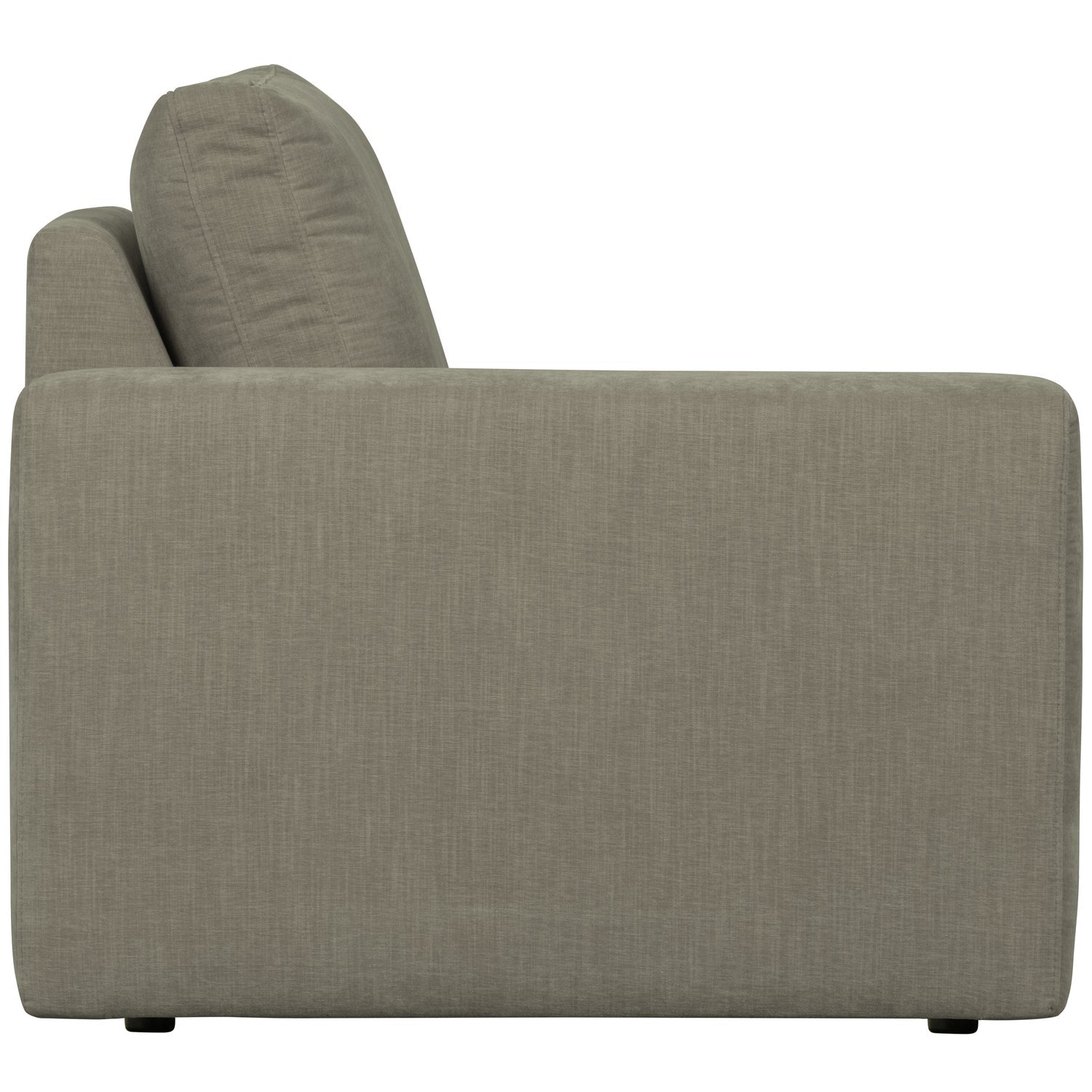 Sofa FAMILY - moduł końcowy lewostronny ciepły szary – Woood