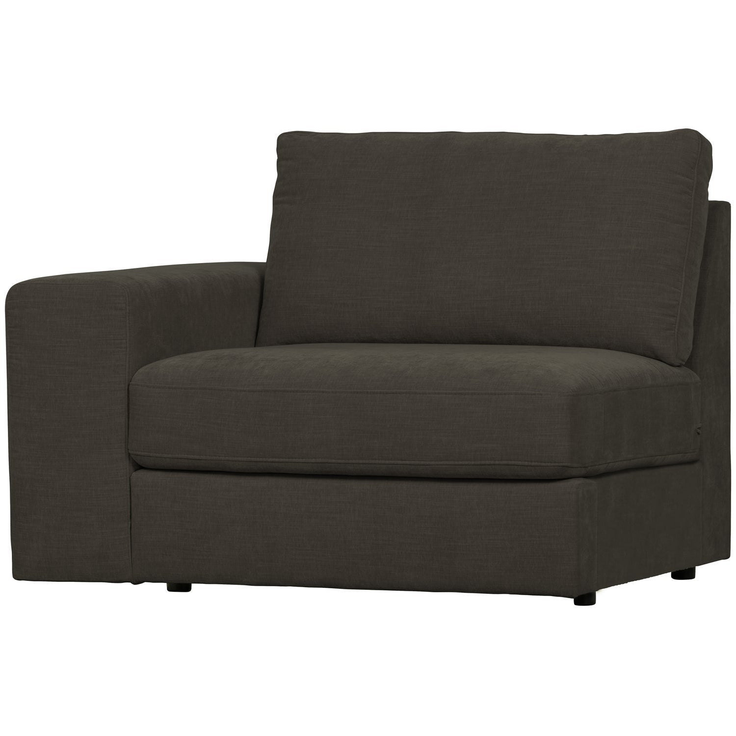 Sofa FAMILY - eindelement links antraciet
