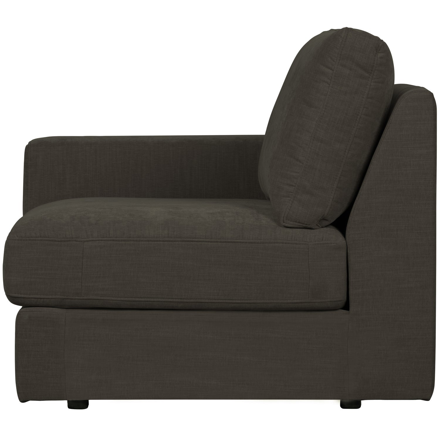 Sofa FAMILY - eindelement links antraciet