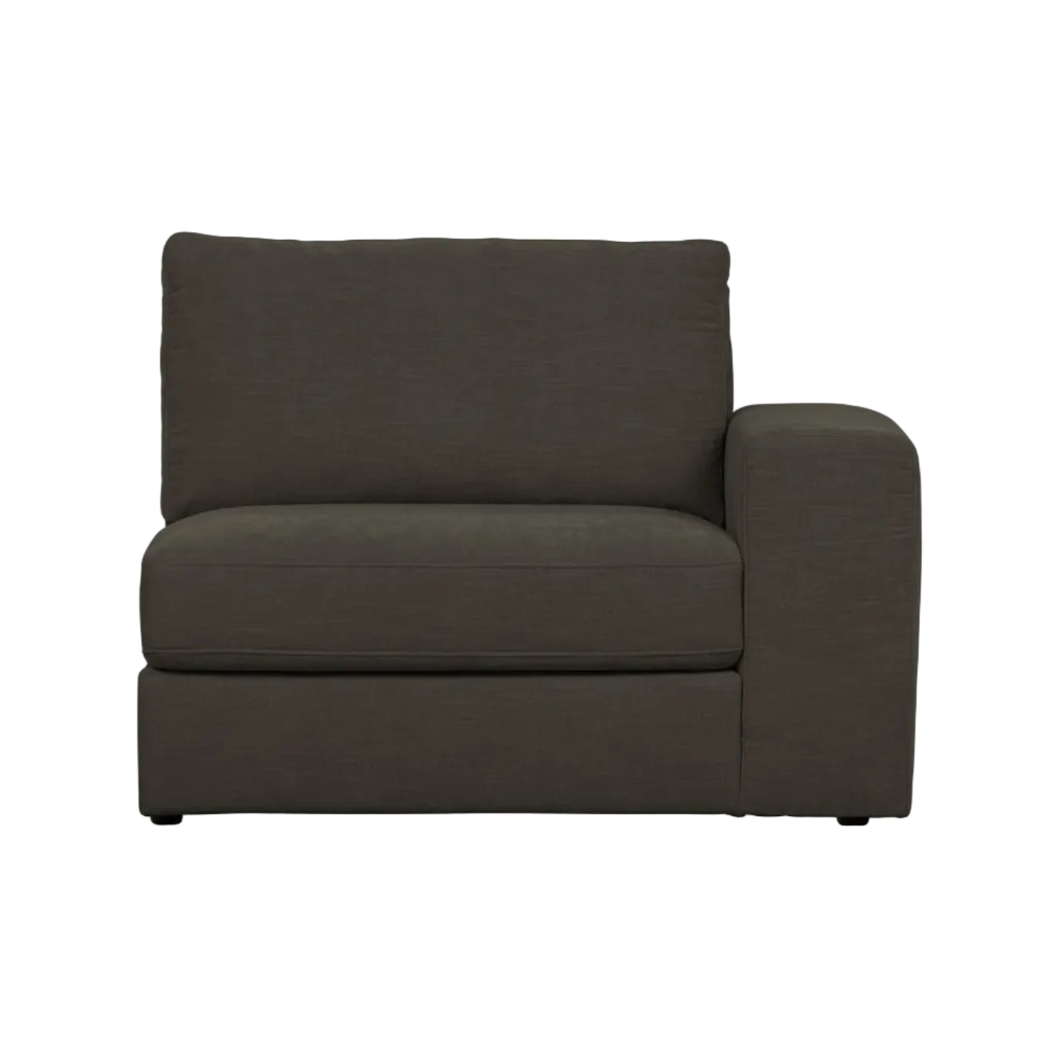 Sofa FAMILY - moduł końcowy prawostronny antracytowy – Woood