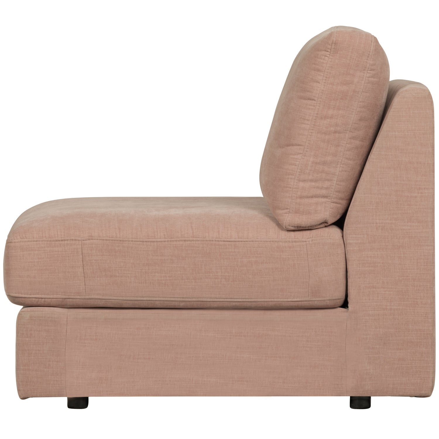 Fotel / moduł FAMILY różowy do salonu – styl minimalistyczny