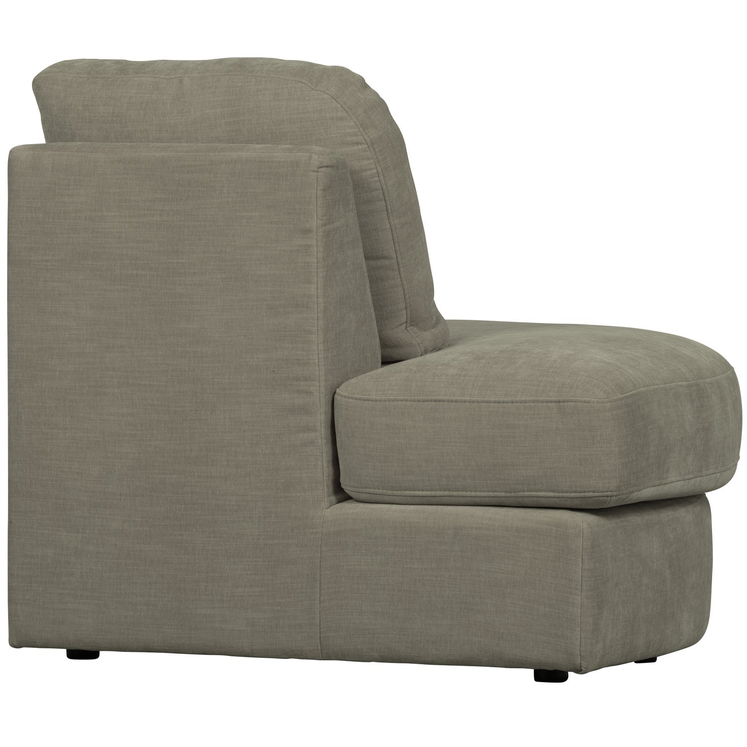 Sofa FAMILY - open left-side module warm gray