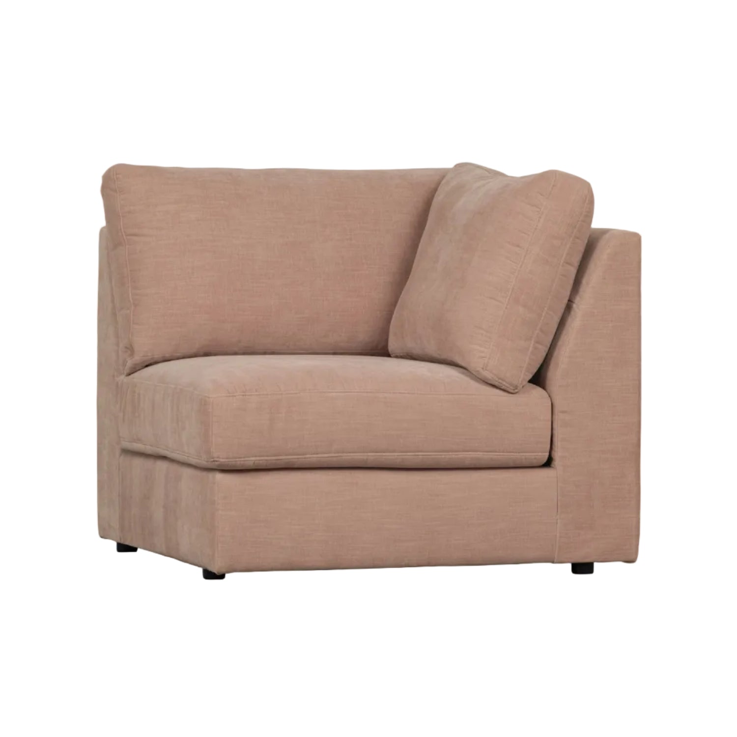 Sofa FAMILY - moduł narożny różowy – Woood