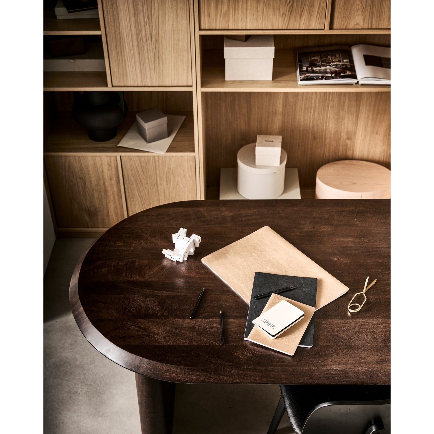 Open Shelf MODULAIR oak veneer