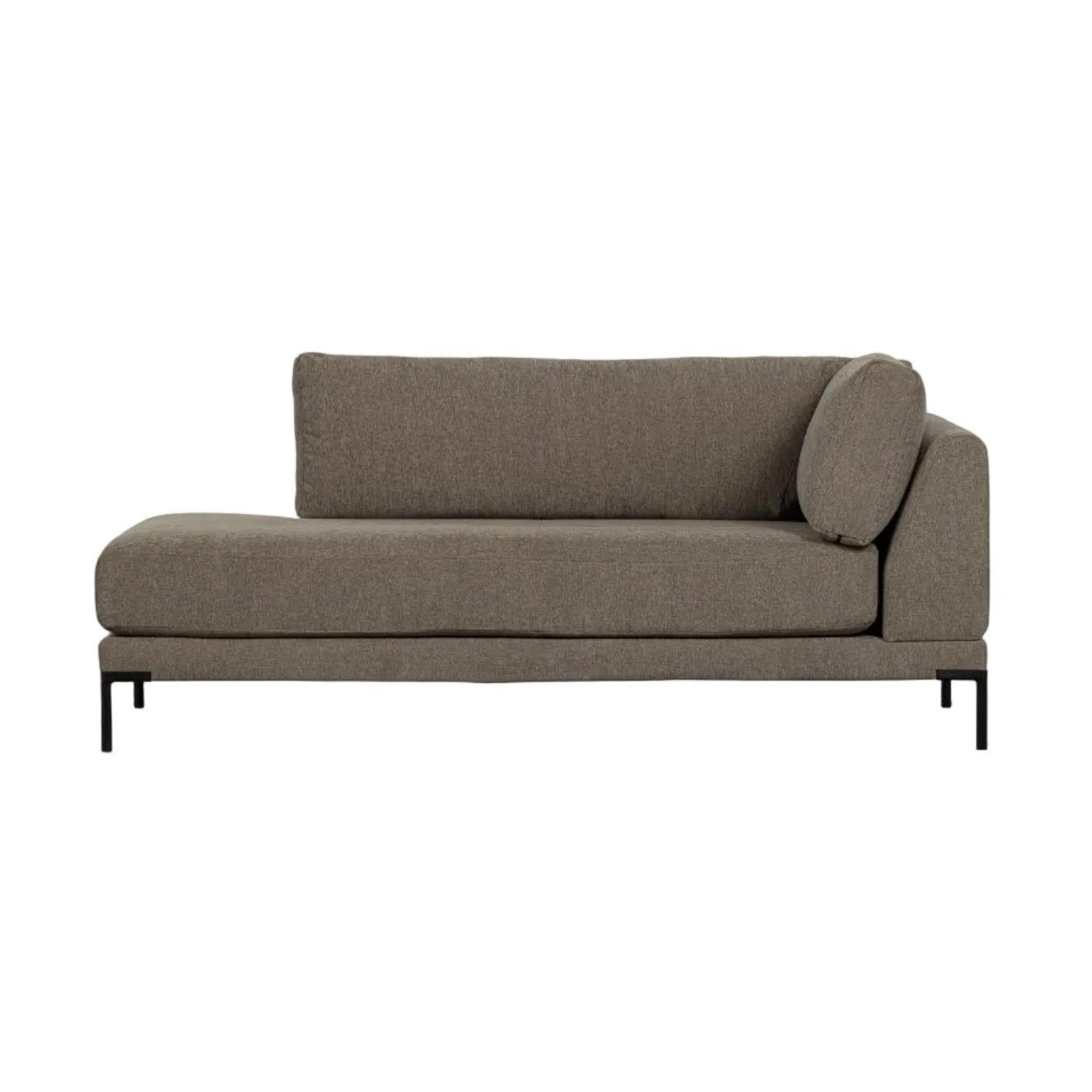 Szezlong prawostronny COUPLE taupe – Woood