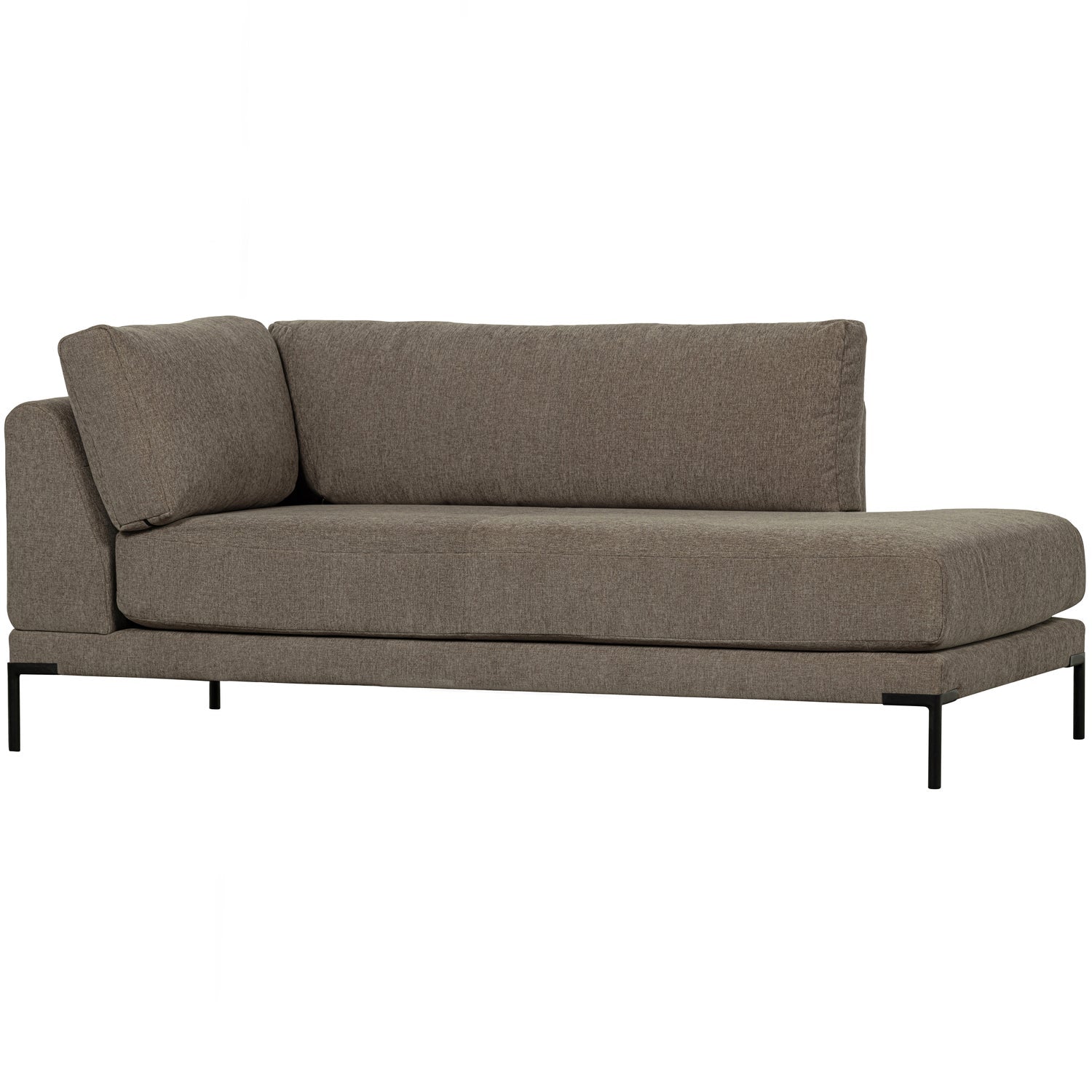 Szezlong lewostronny COUPLE taupe – Woood