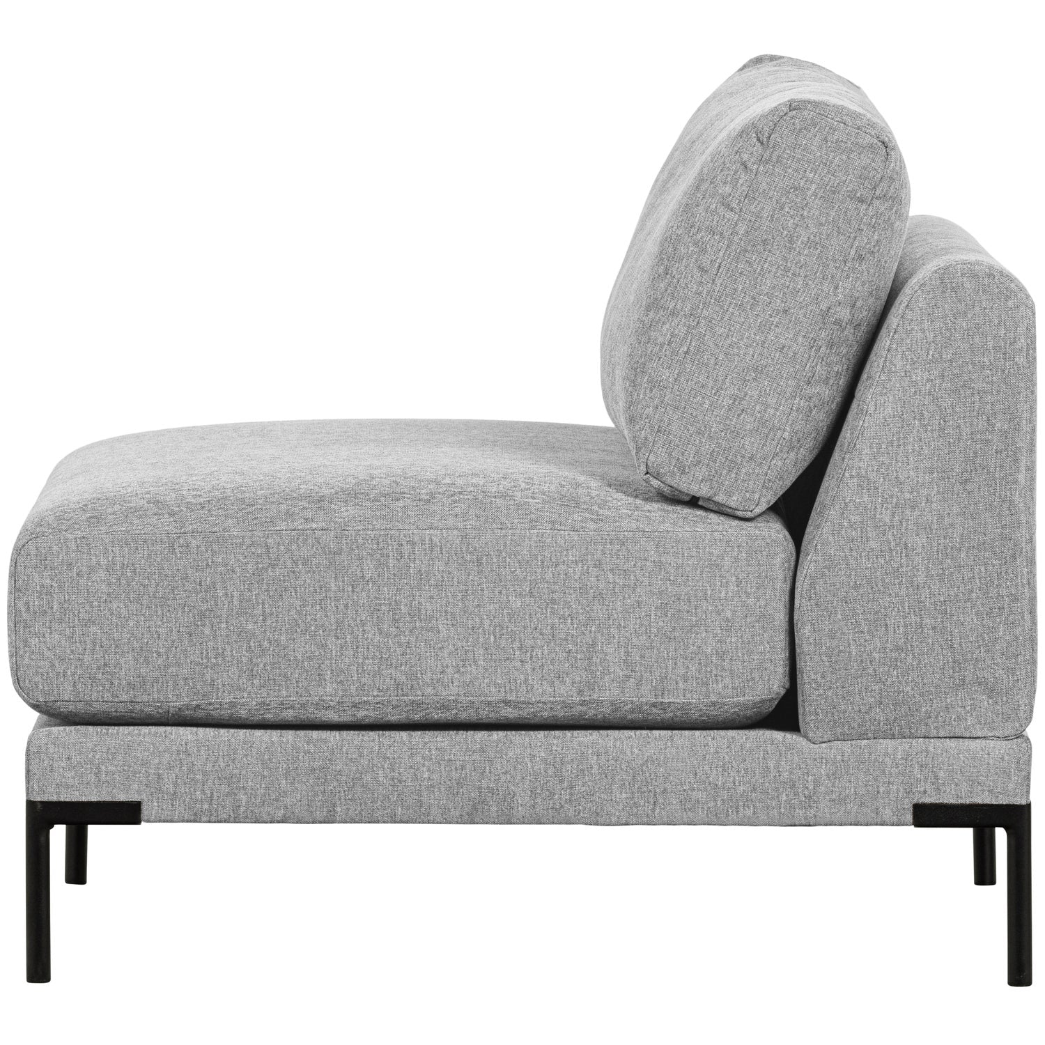 Fauteuil / module COUPLE lichtgrijs