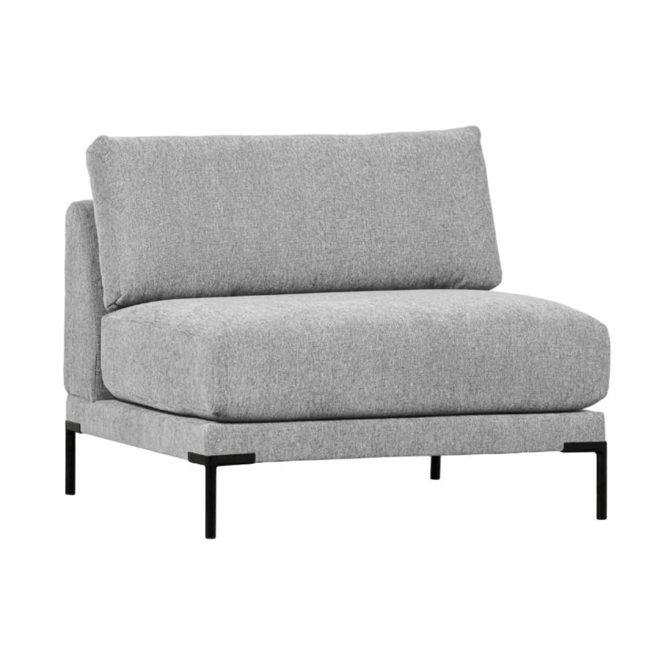 Fauteuil / module COUPLE lichtgrijs
