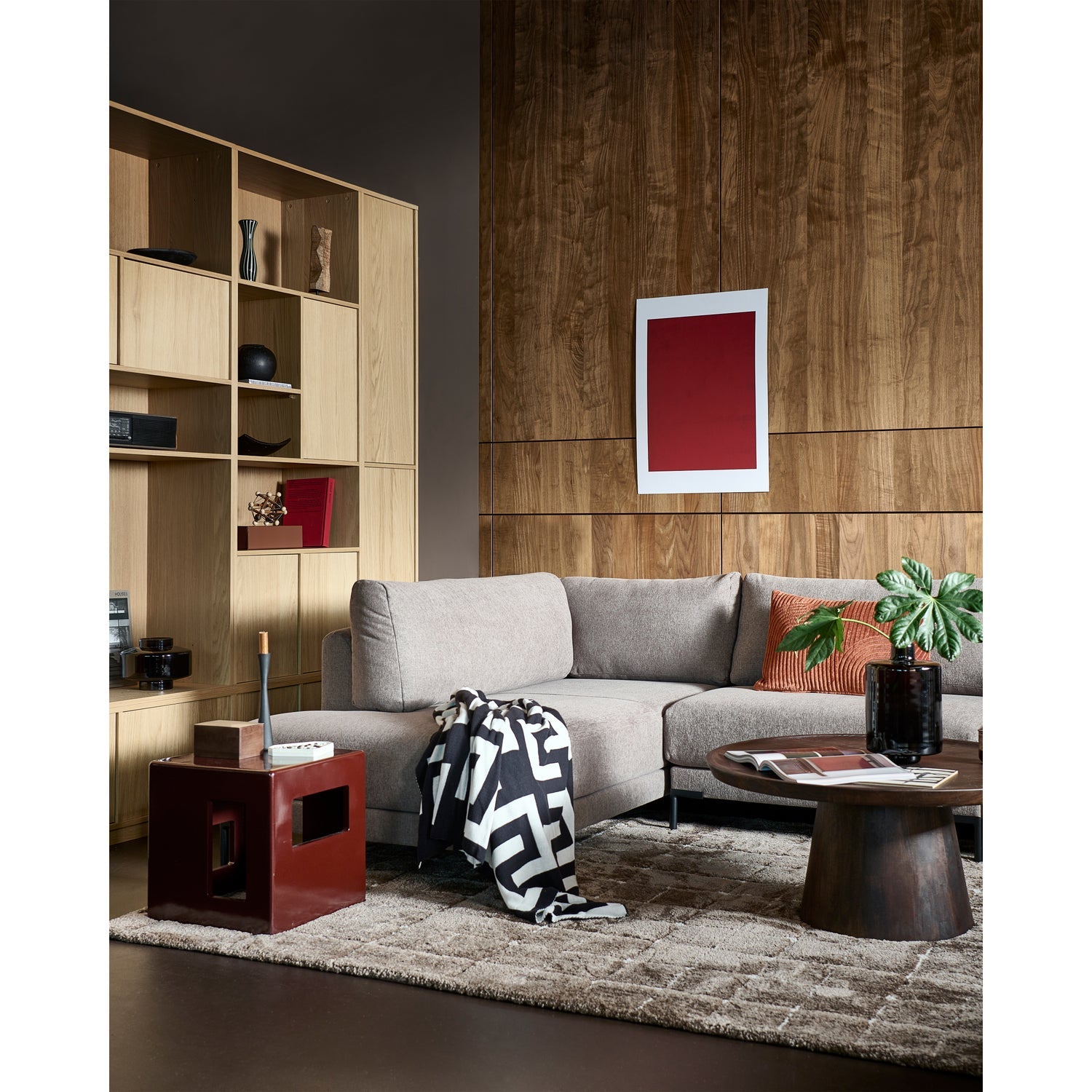 Fauteuil / module COUPLE lichtgrijs