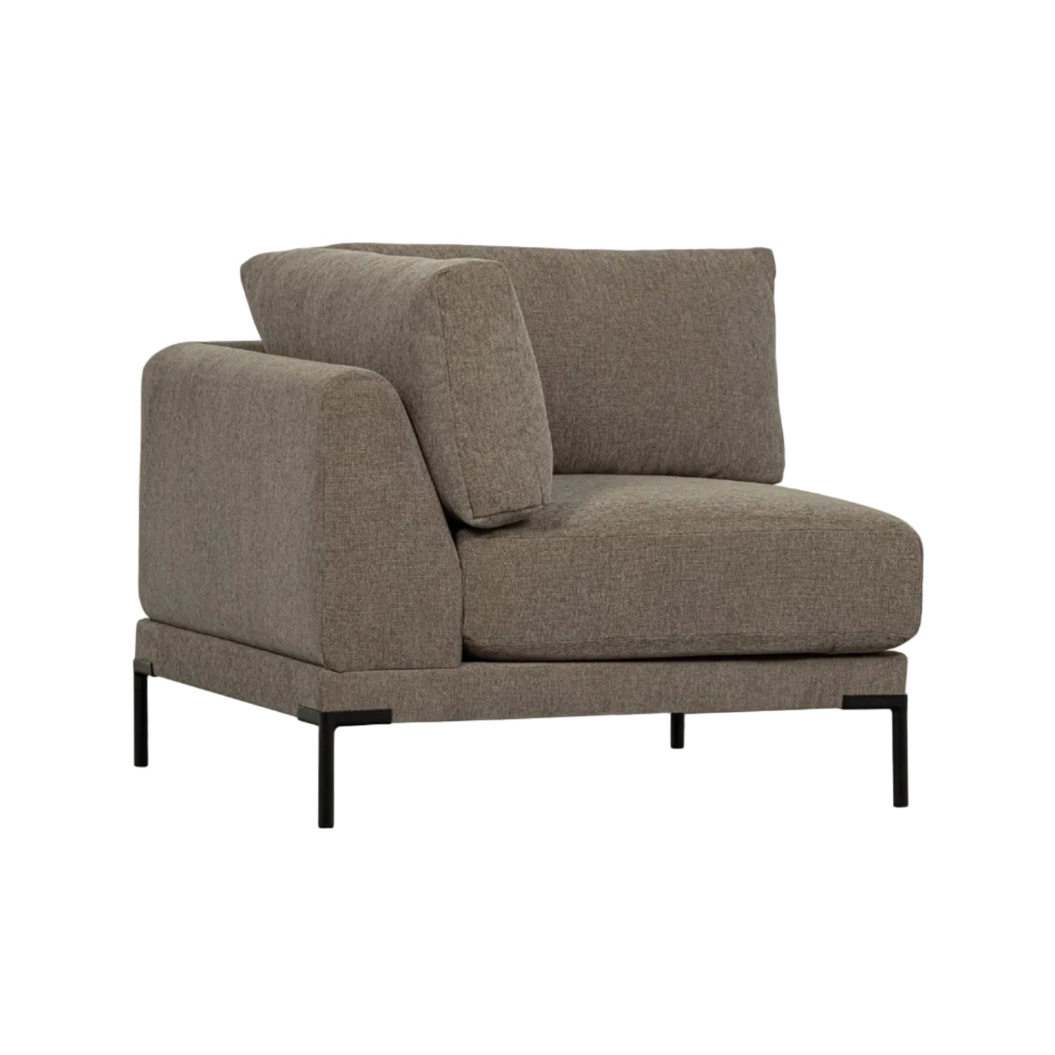 Sofa COUPLE - moduł narożny taupe – Woood