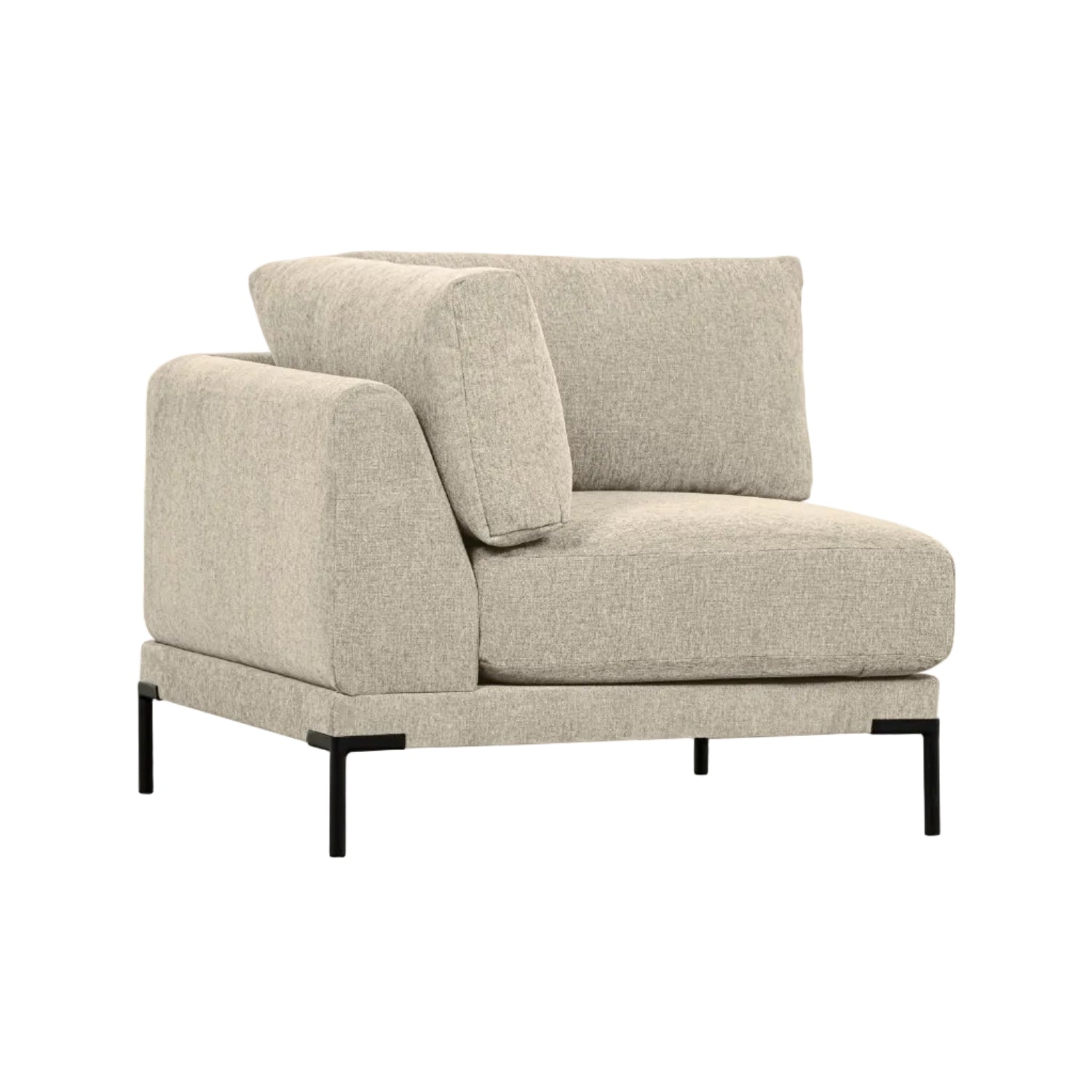 Sofa COUPLE - moduł narożny piaskowy – Woood