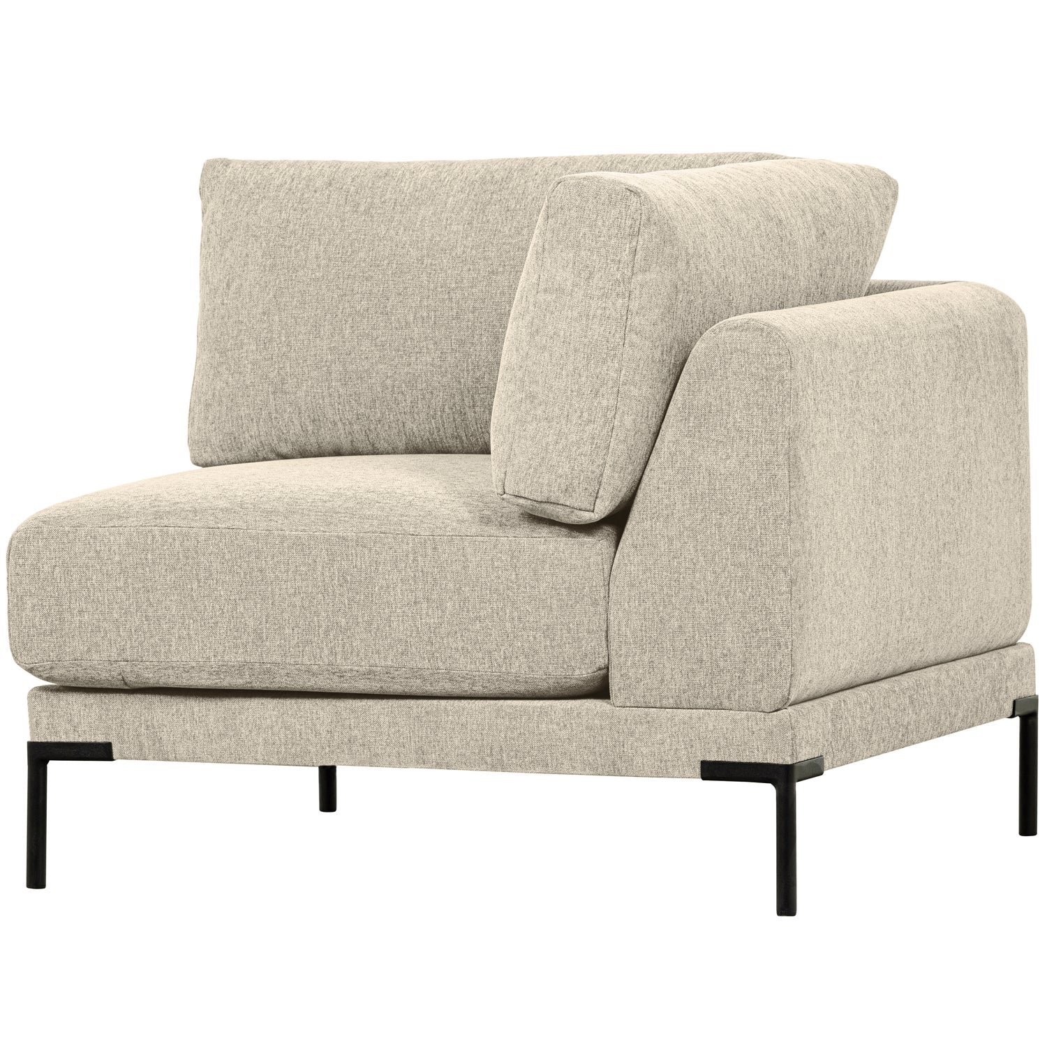 Sofa COUPLE - moduł narożny piaskowy – Woood