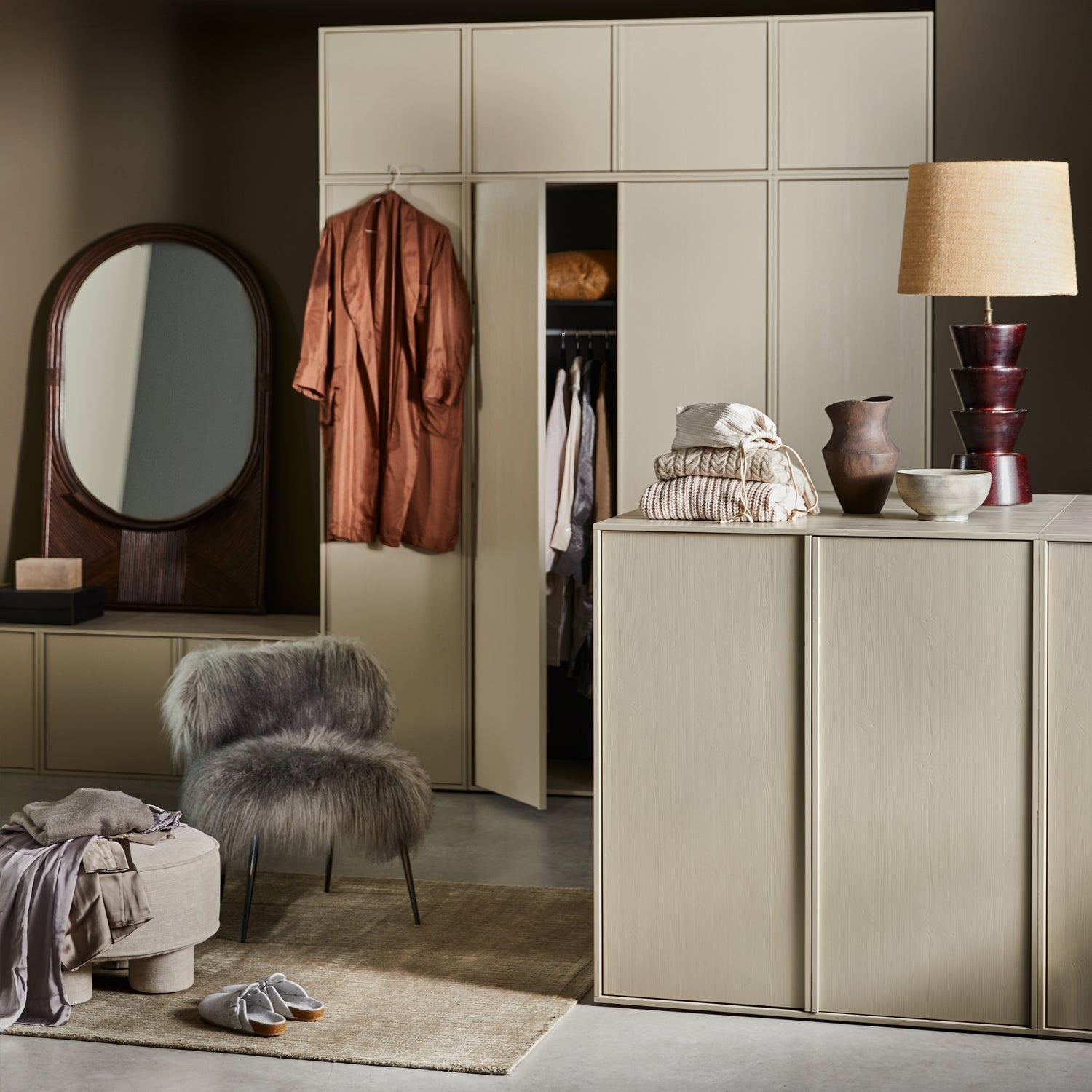 DAILY Cabinet Gray Beige