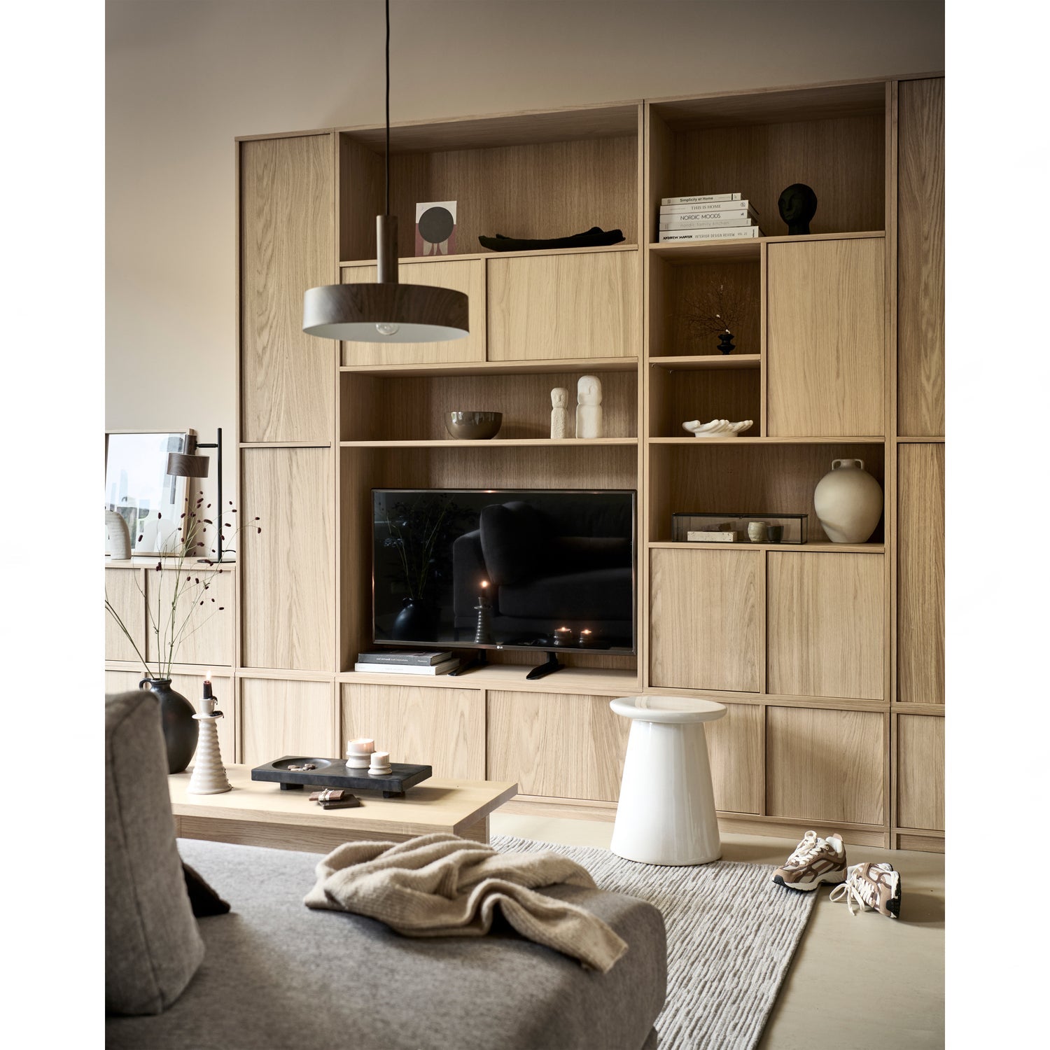 Open Shelf MODULAIR oak veneer