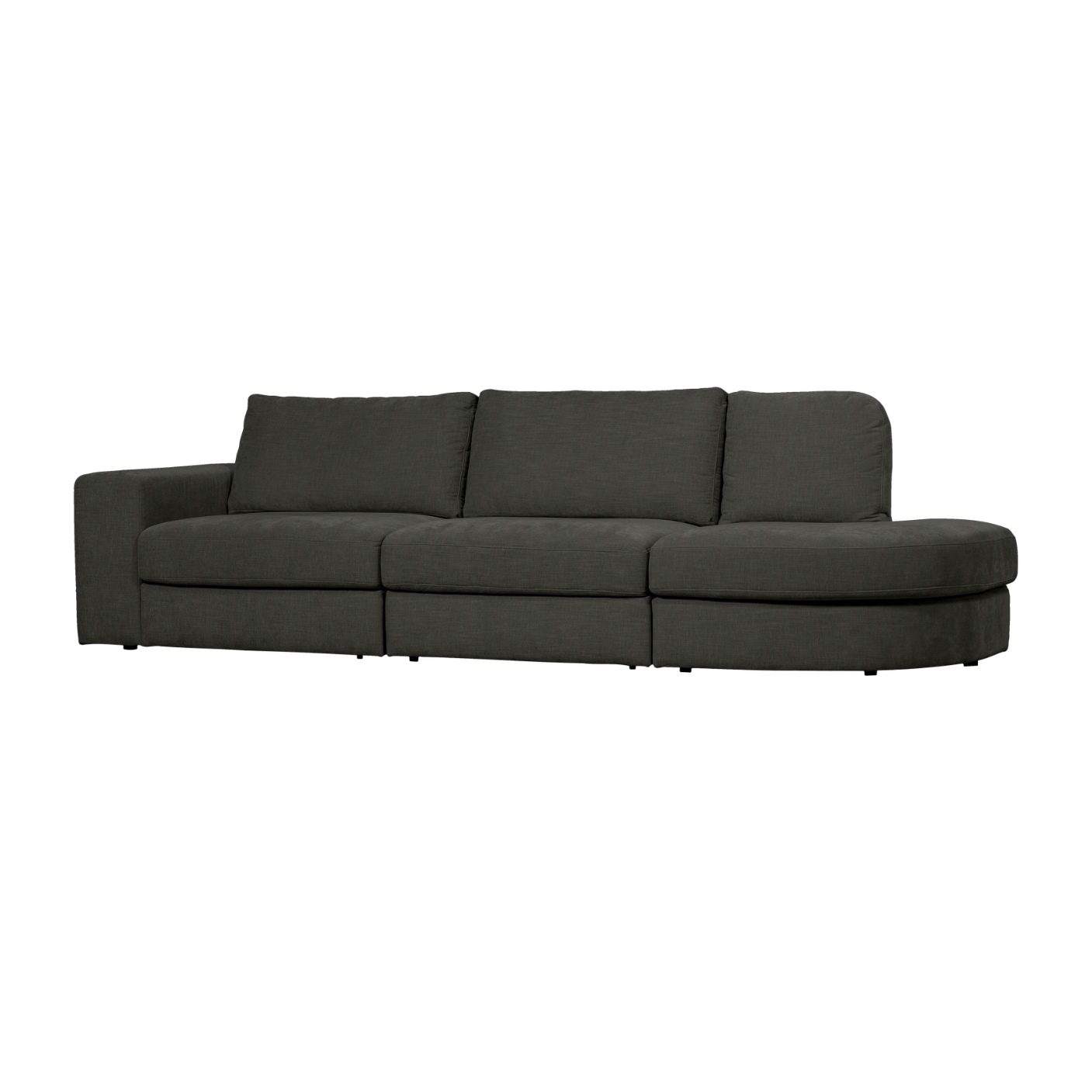 Sofa offene rechte Seite FAMILY antrazit