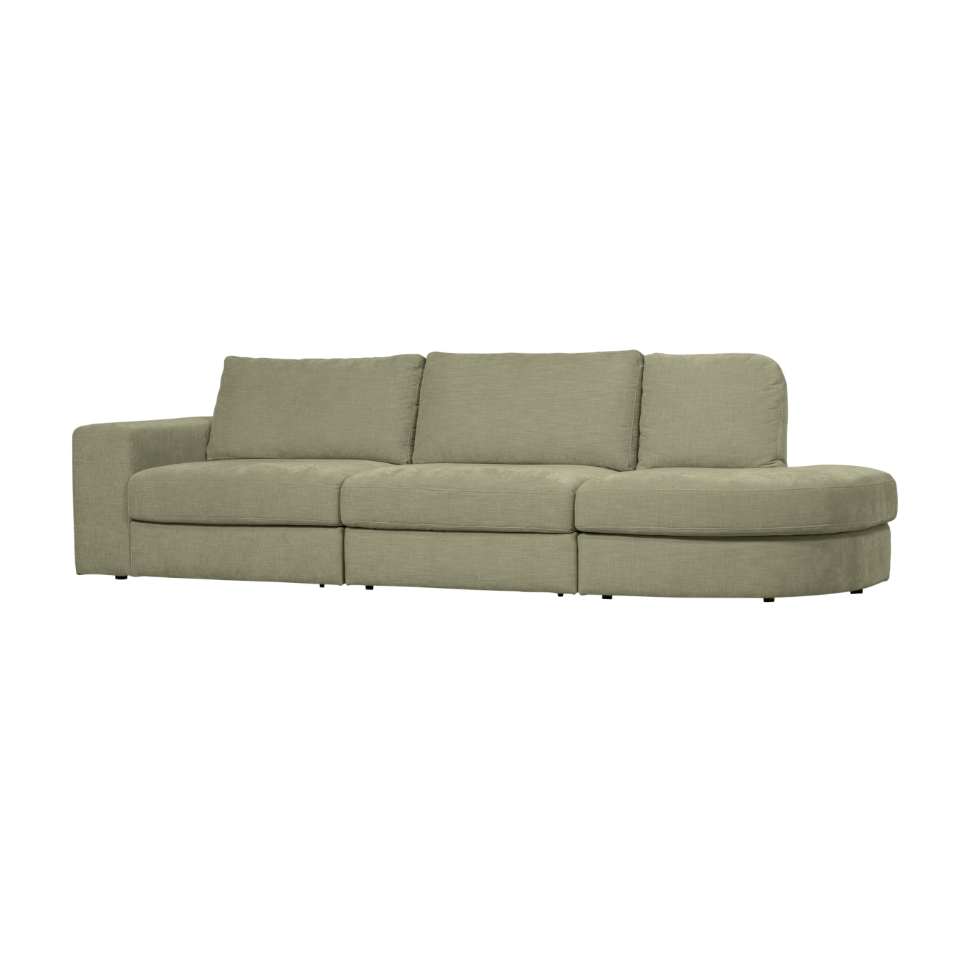 Sofa otwarta prawostronna FAMILY zielony – Woood